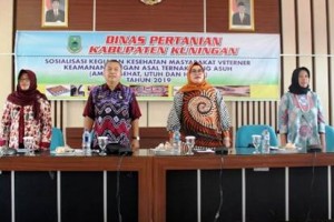 Sosialisasi Kegiatan Kesehatan Masyarakat Veteriner (KESMAVET) Keamanan Pangan Asal Ternak yang Aman, Sehat, Utuh dan Halal (ASUH) Tahun 2019